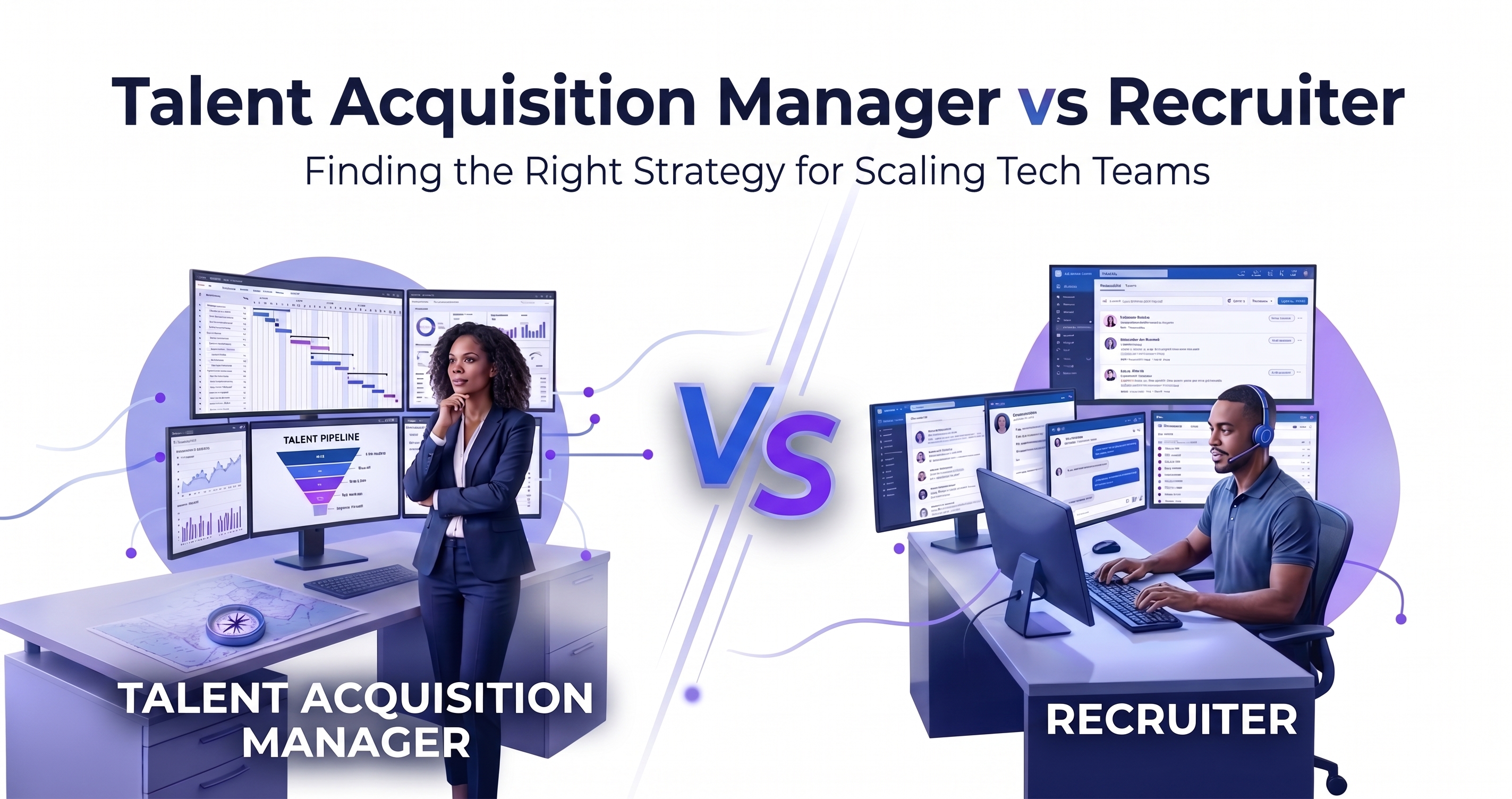 Talent Acquisition Manager vs Recruiter for Scaling Tech Teams