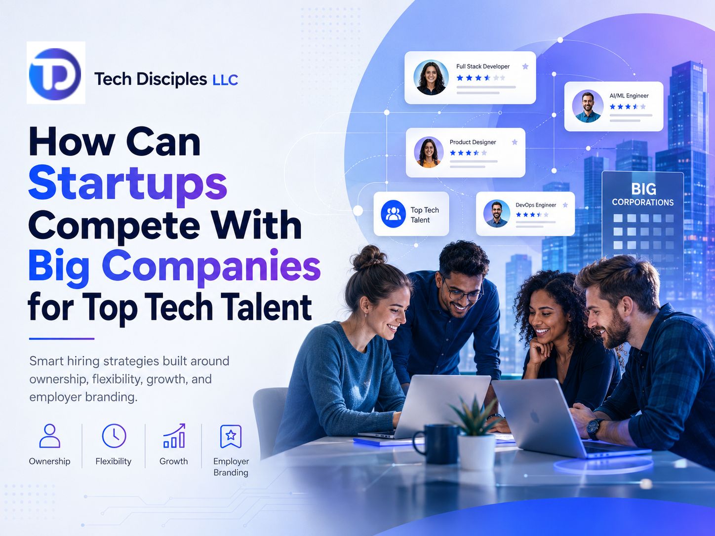How Can Startups Compete With Big Companies for Top Tech Talent